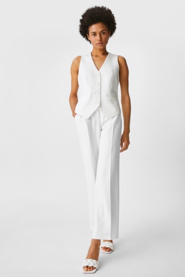 Donna - Pantaloni business - bianco
