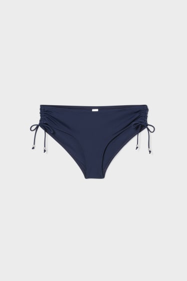 Femmes - Bas de bikini - shorty - mid-rise - bleu foncé