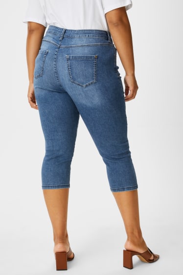 Dames - Capri jeans - jeansblauw
