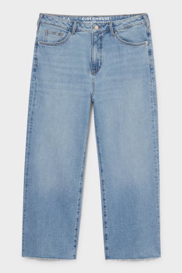 Women - CLOCKHOUSE - wide leg jeans - denim-light blue