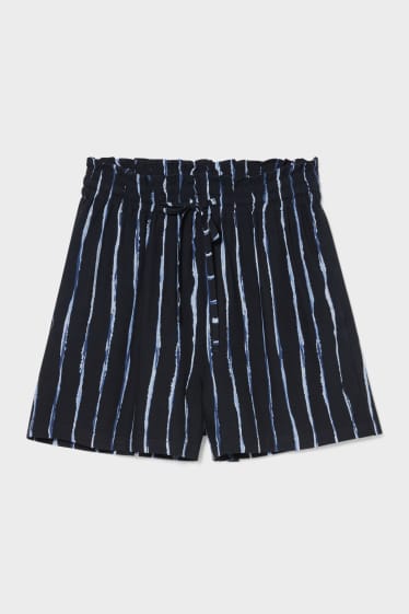 Jóvenes - CLOCKHOUSE - shorts - de rayas - azul oscuro