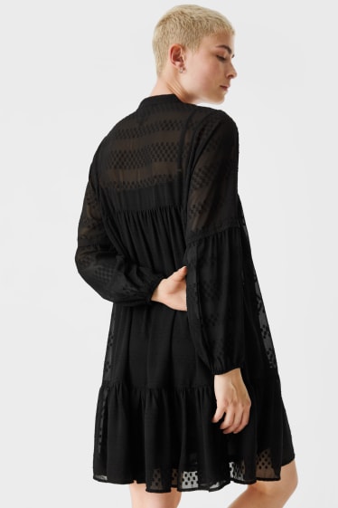 Femei - ONLY - rochie din șifon - negru