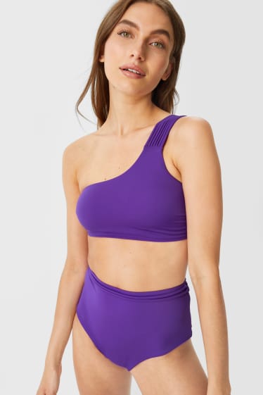Mujer - Braguita de bikini - high-rise - violeta