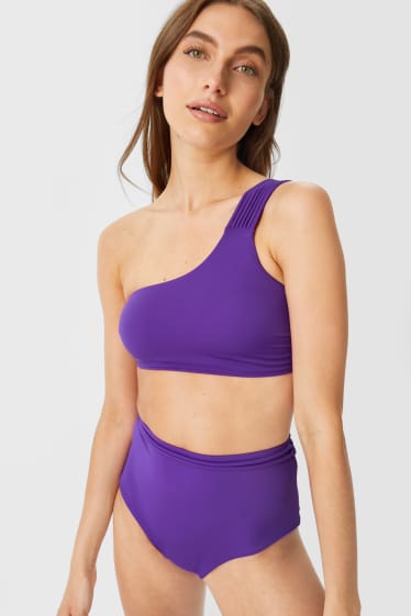 Damen - Bikini-Hose - High-Rise - violett