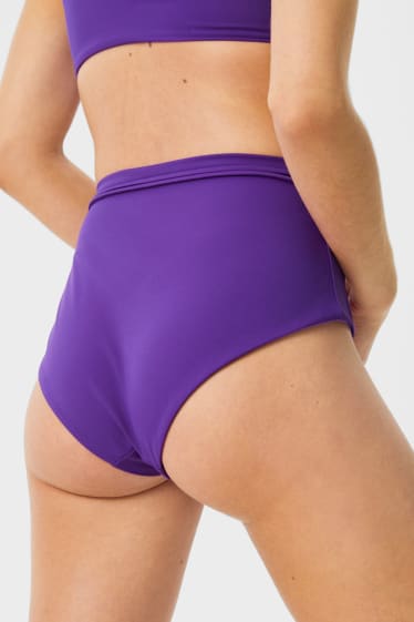 Mujer - Braguita de bikini - high-rise - violeta