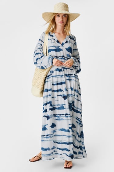 Women - A-line dress - creme
