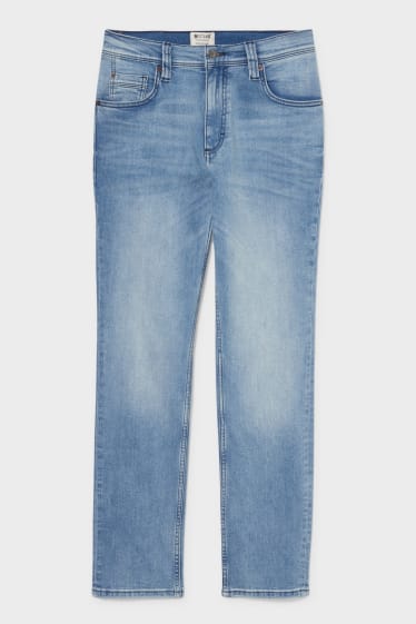 Pánské - MUSTANG - slim jeans - Washington - džíny - světle modré