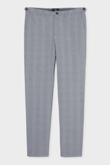 Hommes - Chino - slim fit - stretch - gris chiné