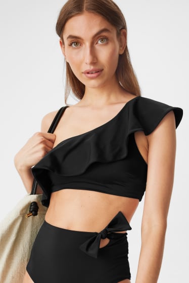 Women - Bikini top - padded - black