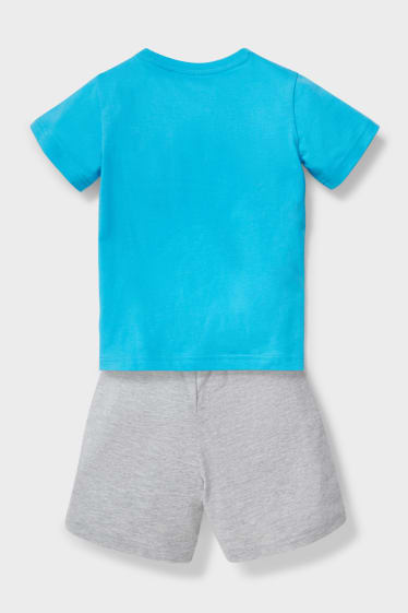 Children - Short pyjamas  - 2 piece - blue / gray