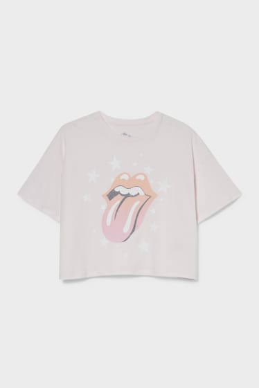Teens & Twens - T-Shirt - Rolling Stones - hellrosa