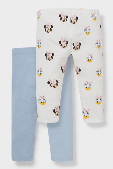 Neonati - Confezione da 2 - Disney - leggings per neonate - bianco / azzurro