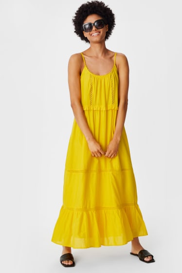 Women - Dress - yellow