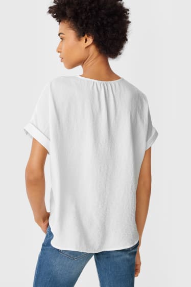 Mujer - Blusa - crema