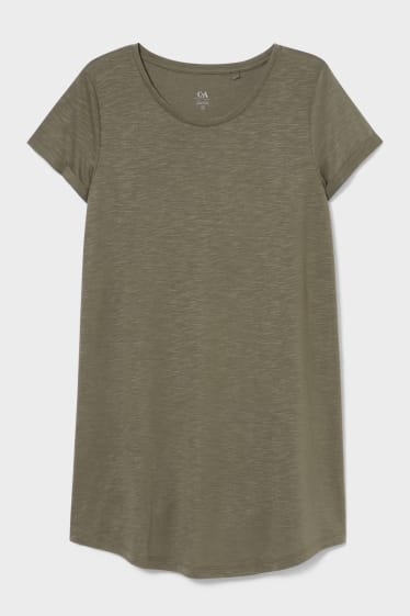 Mujer - Camiseta básica - verde oscuro