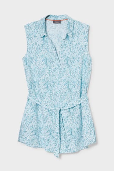 Women - Blouse top - turquoise