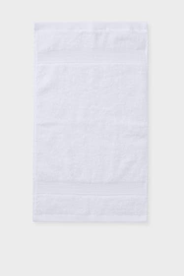 Ručník - 50 x 30 cm - bílá