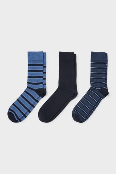 Men - Multipack of 3 - socks - dark blue