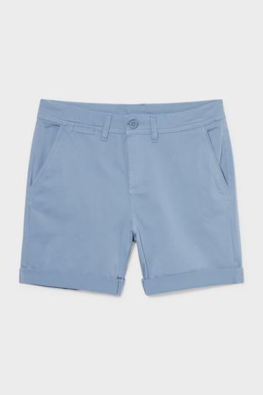 Women - Shorts - light blue
