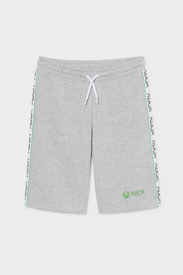 Enfants - Xbox - short en molleton - gris clair
