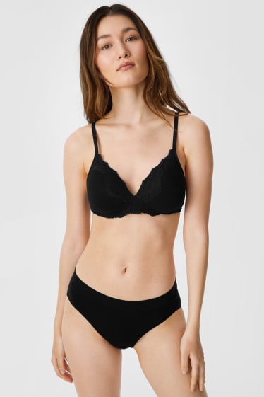 Donna - Confezione da 7 - slip - seamless - nero