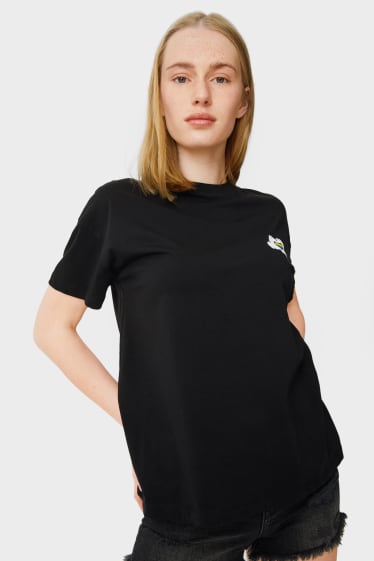 Tieners & jongvolwassenen - CLOCKHOUSE - T-shirt - PRIDE - zwart