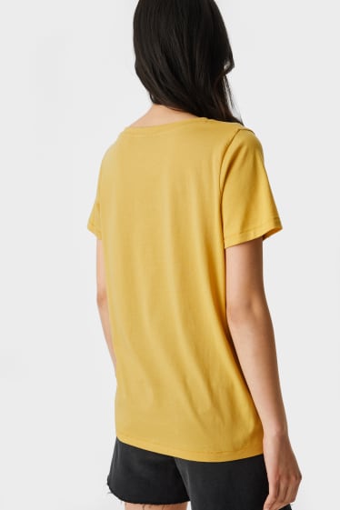 Dames - T-shirt - geel