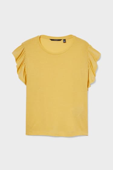 Women - VERO MODA - T-shirt - yellow