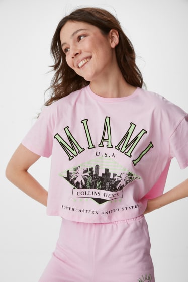 Dames - CLOCKHOUSE - T-shirt - roze