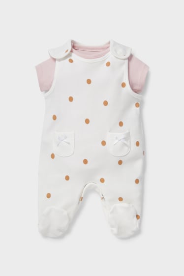 Babies - Romper set  - 2 piece - rose