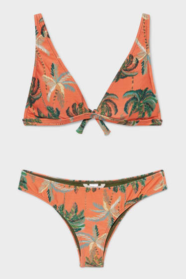Femmes - Bikini brésilien - orange foncé