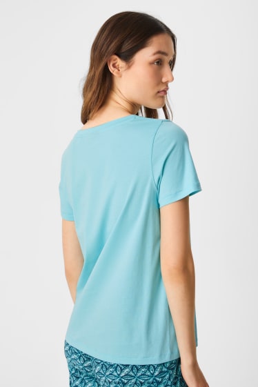 Femmes - T-shirt - turquoise clair