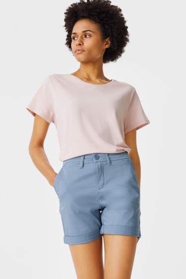 Women - Shorts - light blue