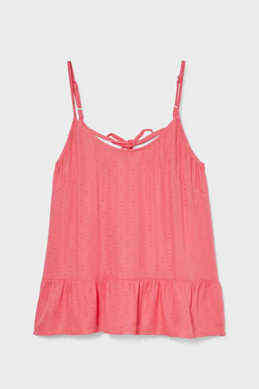 Teens & young adults - CLOCKHOUSE - blouse top - coral