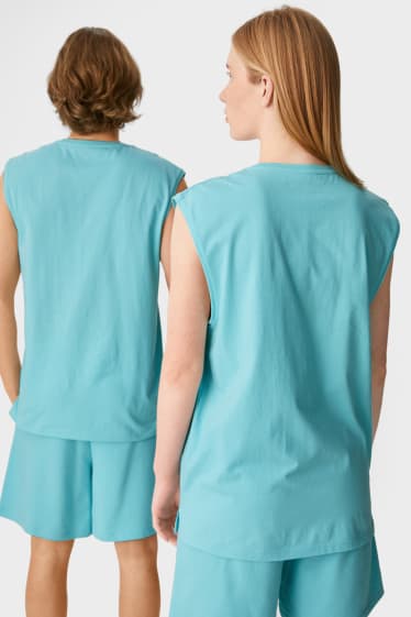 Unisex - CLOCKHOUSE - vest top - gender neutral - light turquoise