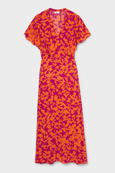 Women - Dress - floral - red