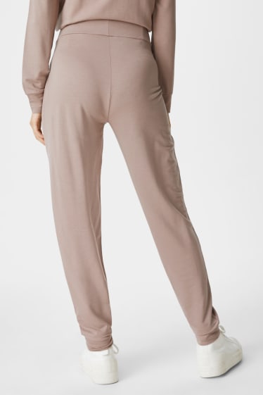 Women - Maternity jersey trousers - light brown
