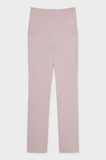 Women - Maternity jersey trousers - rose