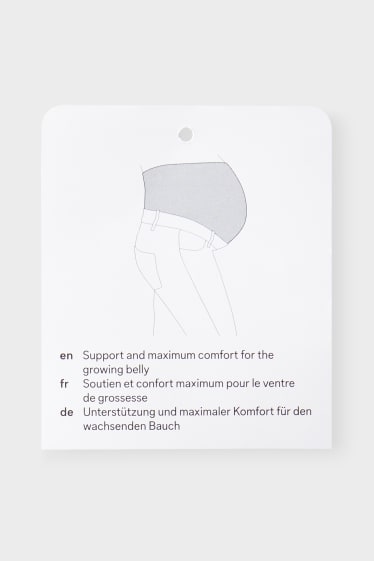 Femei - Pantaloni din jerseu pentru gravide - taupe
