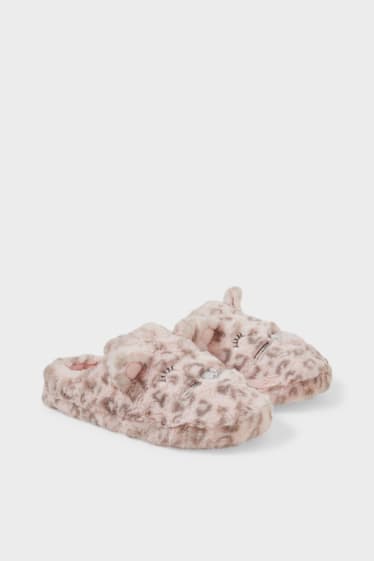 Jóvenes - CLOCKHOUSE - zapatillas de casa de pelo sintético - rosa