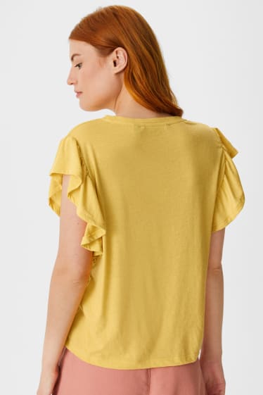 Women - VERO MODA - T-shirt - yellow