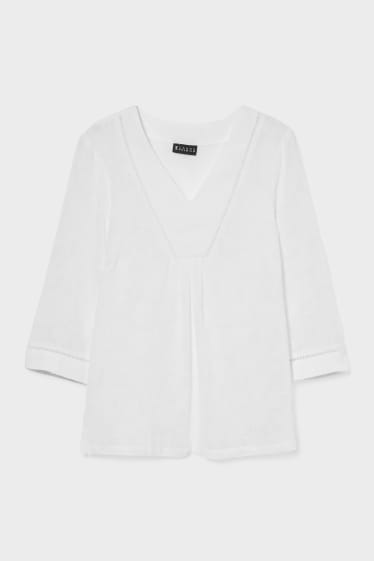 Women - Blouse - white