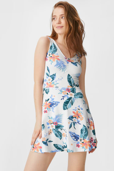 Women - CLOCKHOUSE - dress  - floral - white