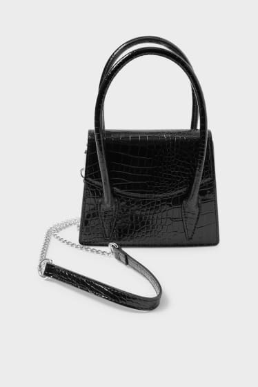 Women - CLOCKHOUSE - shoulder bag - faux leather - black