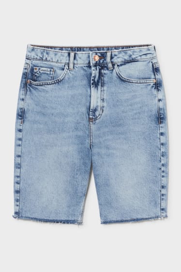 Donna - Bermuda in jeans collezione Premium - jeans blu