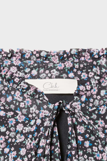 Women - CLOCKHOUSE - dress - floral - dark blue