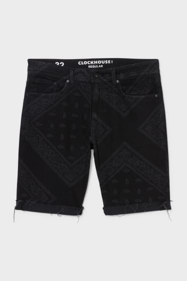 Heren - CLOCKHOUSE - bermudas - jeansdonkergrijs