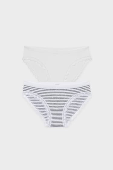 Women - Multipack of 2 - maternity briefs - white