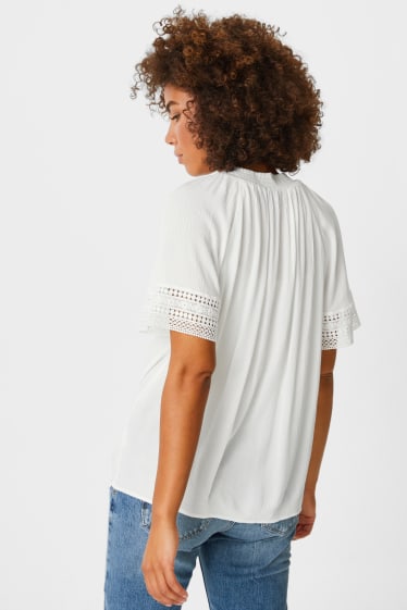 Women - Blouse - cremewhite