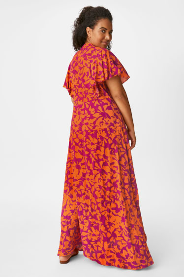Women - Dress - floral - red